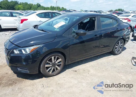 2021 Nissan Versa Sv Xtronic Cvt z USA, uszkodzony, nr VIN 3N1CN8EV0ML872482